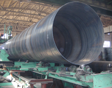 大口徑螺旋鋼管生產工藝